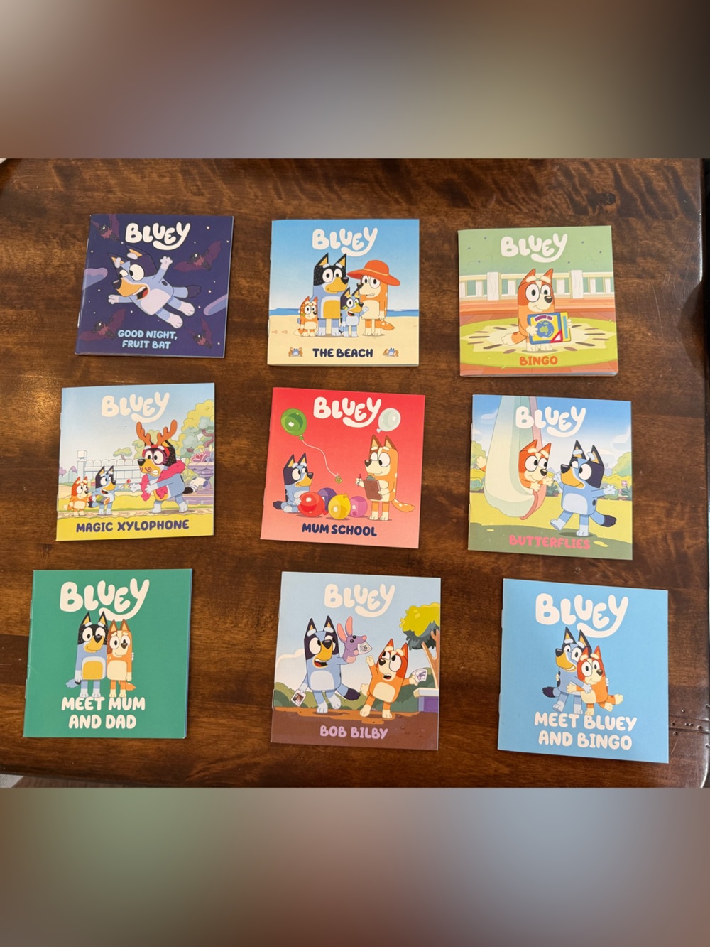 Kids Bluey paperback small Book Set of 9